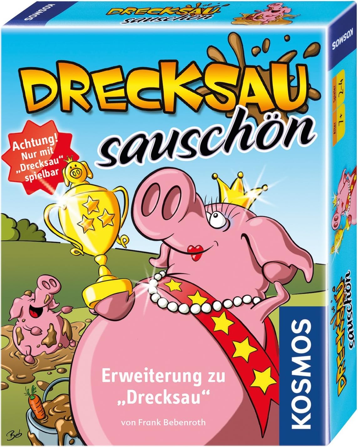 Kosmos 740375 - Dirt Pig Pig Schön Expansion Card Game, Clear, klein