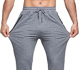 HCSS Mens Joggers Tracksuit Bottoms Dark Grey S with Zip Pockets Elasticated view 5