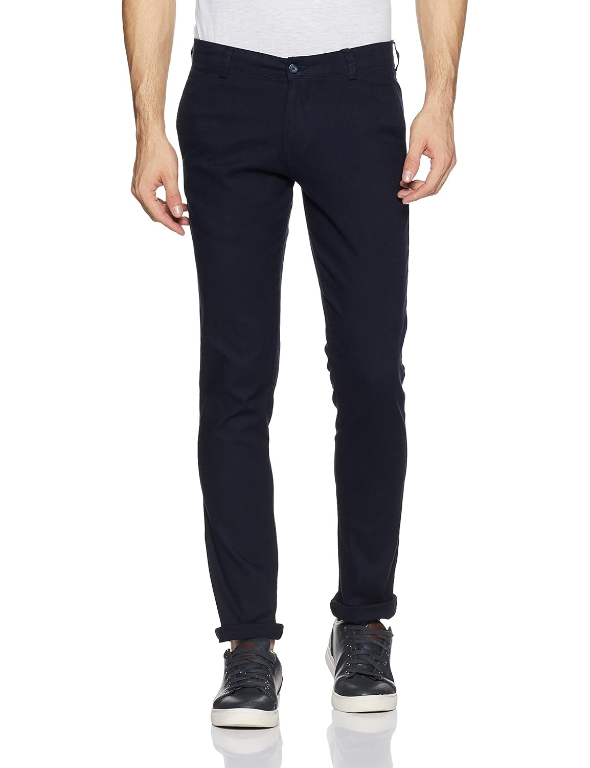 diverse men's slim fit casual trousers