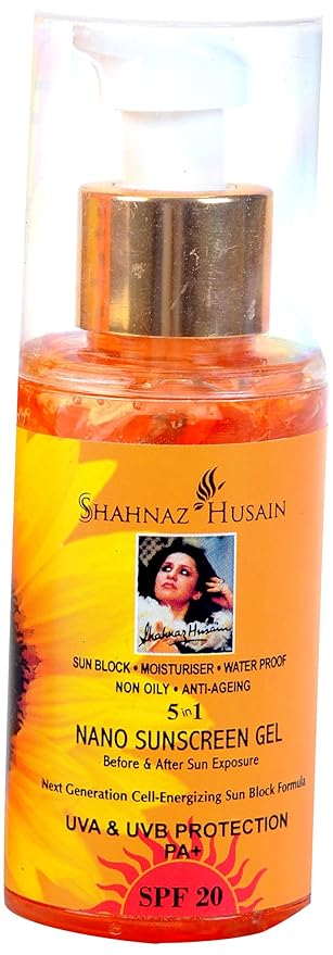 Shahnaz Husain Nano Sunscreen Gel SPF 20, 100g