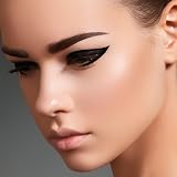 Stargazer Black Liquid Eyeliner Fine Brush Strong Colour Smudge Proof view 5