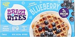 Brazi Bites Blueberry Waffles, 7.6 Oz