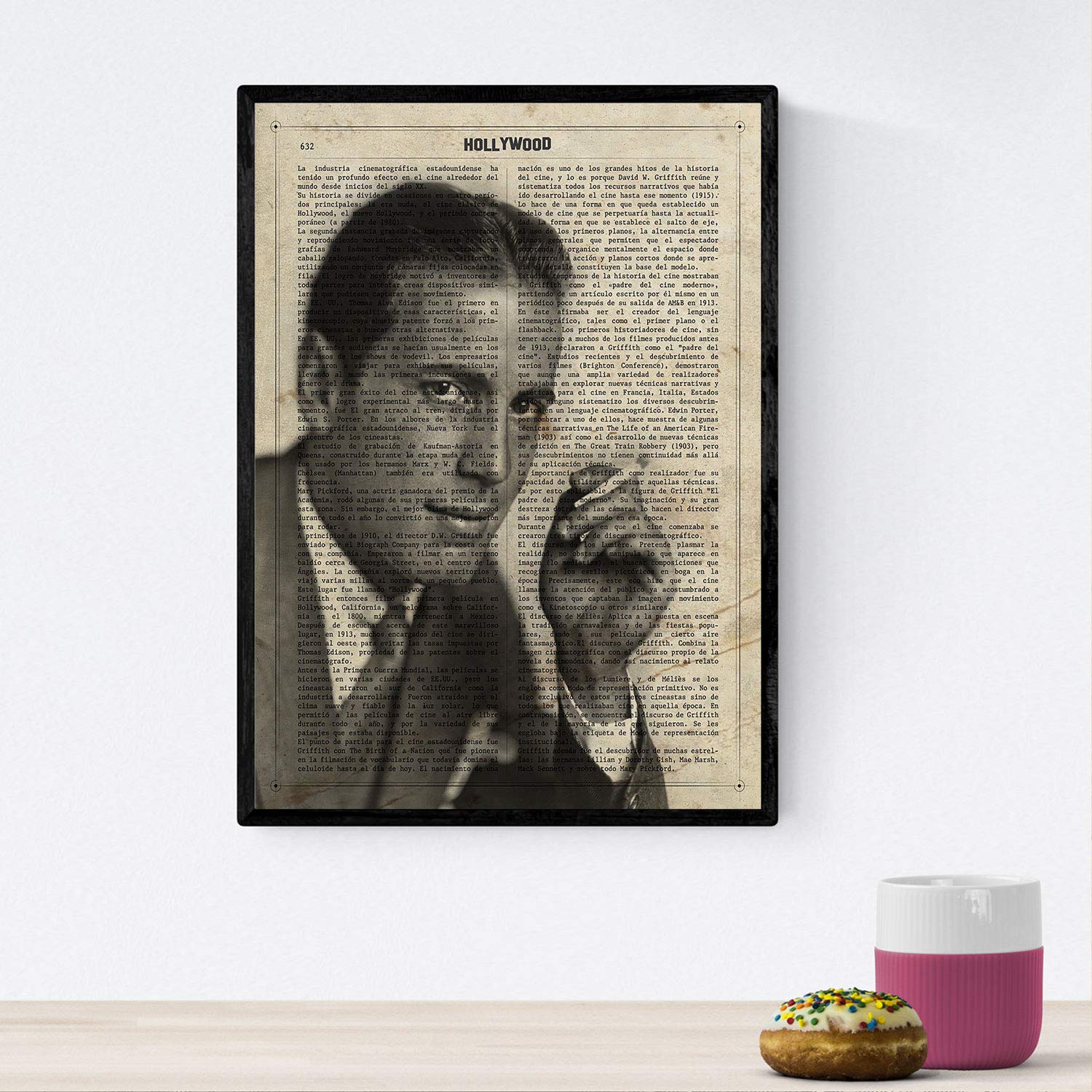 Nacnic Humphrey Bogart Poster Sheets of important characters. Posters musicians, actors, inventors, explorers, ... Size A4