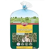 Kaytee Wafer Cut Timothy Hay for Rabbit &amp; Guinea Pigs, 60 Ounce | Less mess. Rabbit hay peels in layers. High fiber, guinea pig food