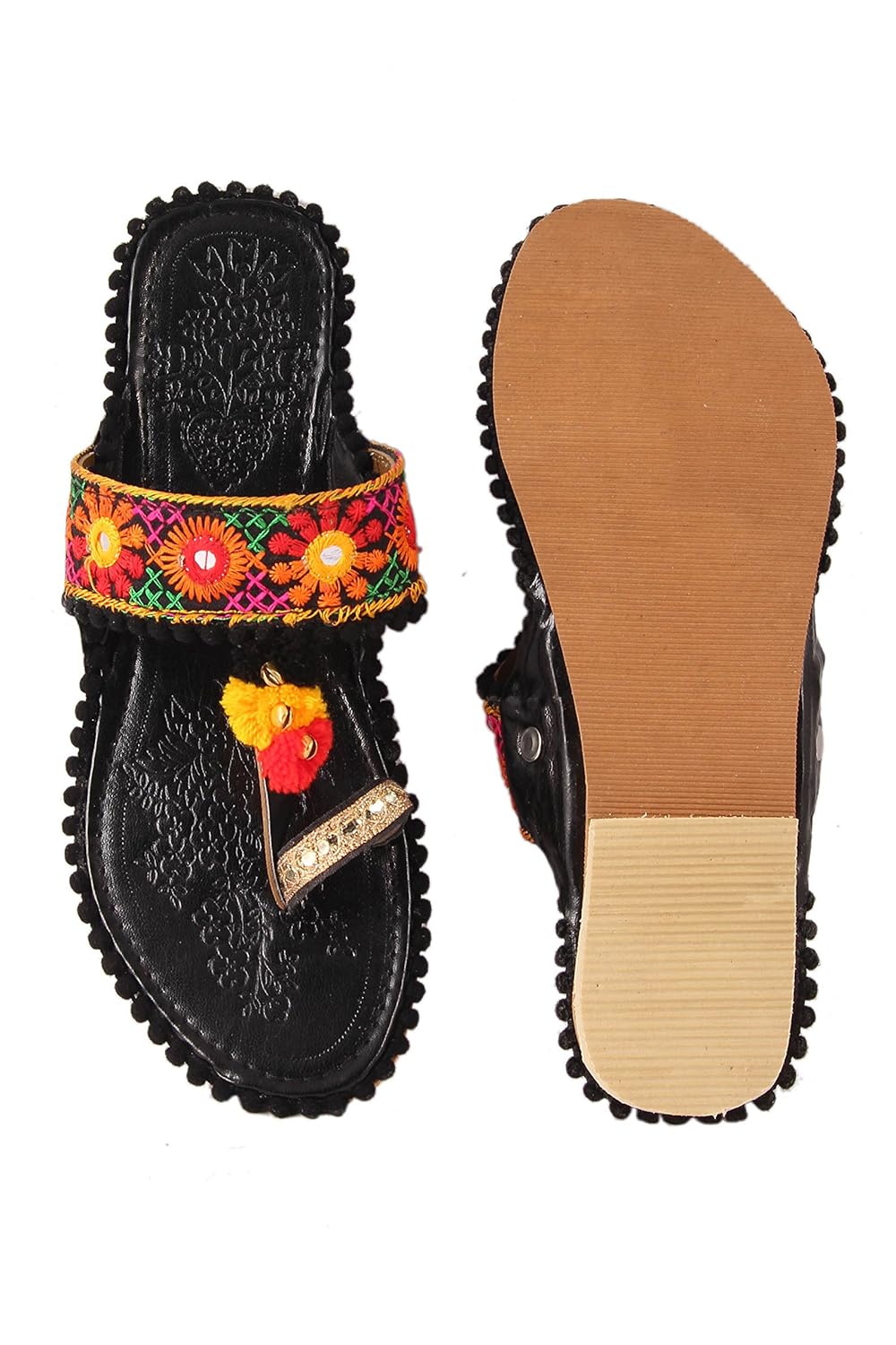 shree women's ethnic kolhapuri fashion slipper