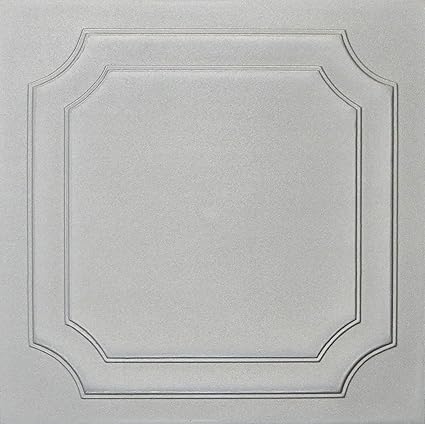 Amazon Com R8 Silver 20x20 Amazing Styrofoam Tin Look Ceiling