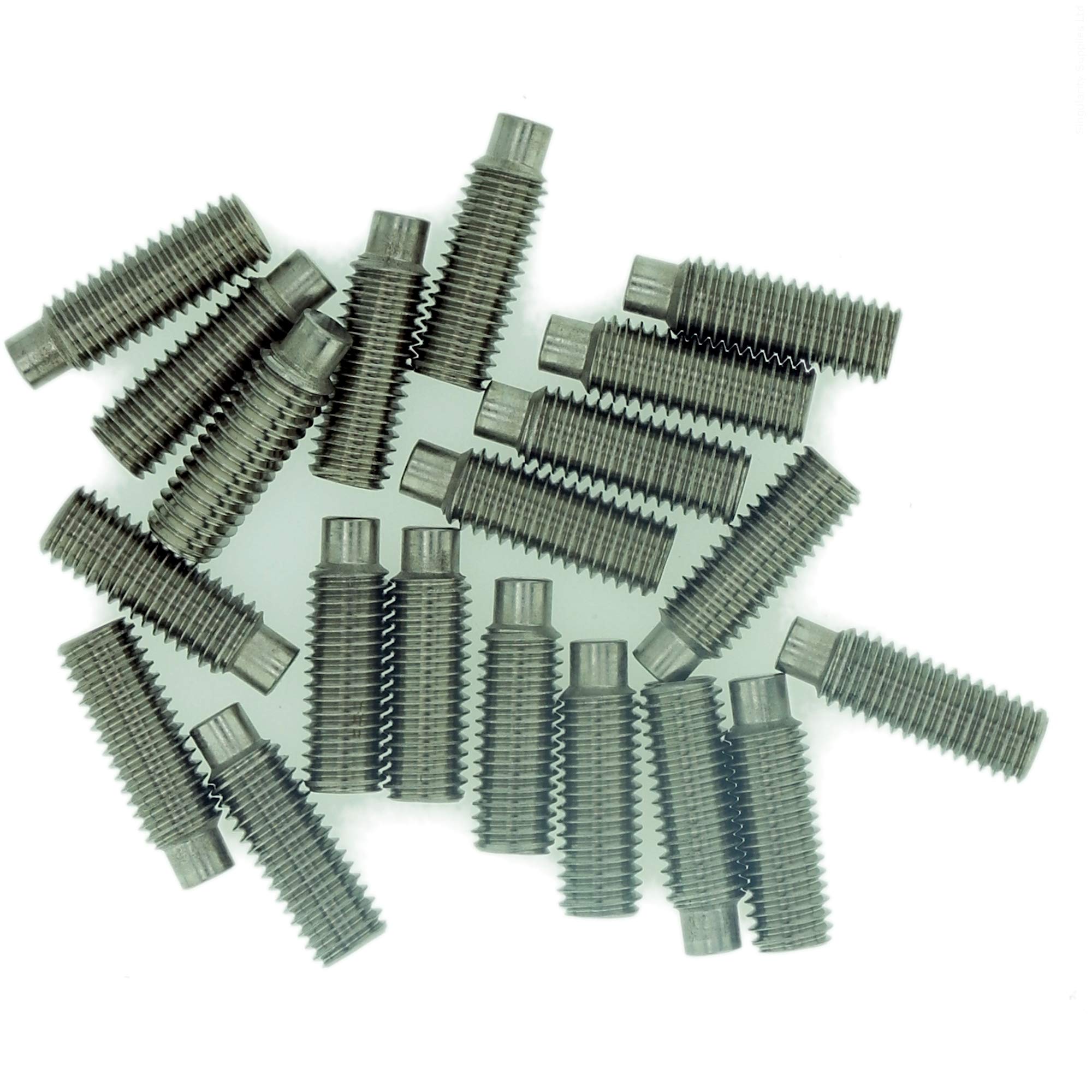 M6 (6mm x 35mm) Hex Socket Grub Screw (Dog Point) - Stainless Steel (A2) (Pack of 20)