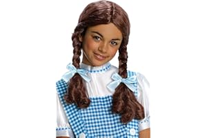 Rubies The Wizard of Oz: Dorothy Wig for Kids, Girl's No Size