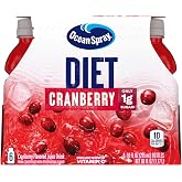 Ocean Spray Juice Drink 10 Ounce Bottle Pack of, Diet Cranberry, 60 Fl Oz, (Pack of 6)