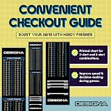 DESIGNA DARTS Non-Slip Darts Mat 60cm Blue with Oche & Checkout Design view 6