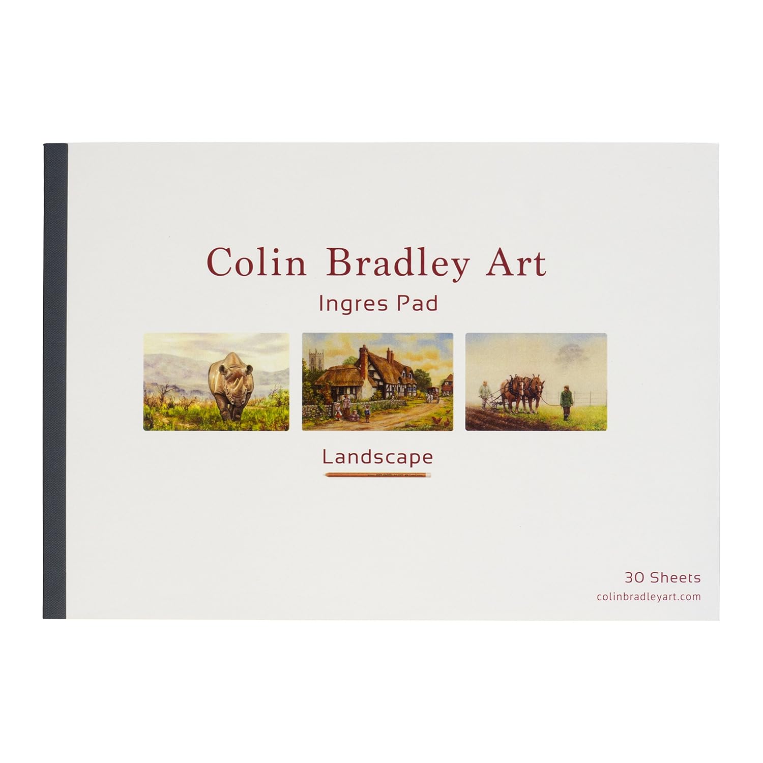 Fabriano Ingres Pastel Paper 30 Sheets A4 LANDSCAPE Sand Colour