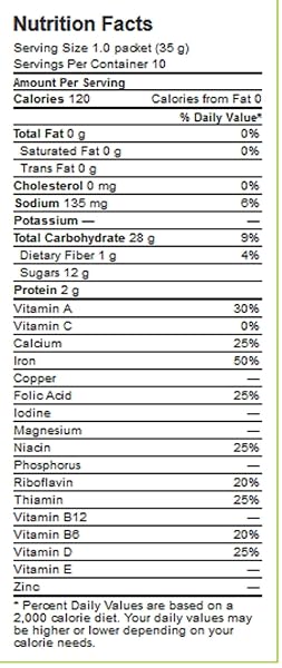 CREAM OF WHEAT, BANANAS & CREAM, INSTANT HOT CEREAL, 10 COUNT, 12.3OZ BOX (PACK OF 3)