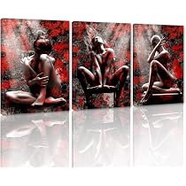 Amazon.com: Sexy Wall Decor Nude Women Poster Canvas Prints ...