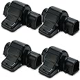 Rat Traps Indoor and Outdoor - 4 Pack Dual-Entry Large Rat Trap Outdoor and Indoor for Home, Garden and Restaurant with 99.9% Trap Rate | Easy to Use Rodent Traps with Safe Hands Free Design - UCatch