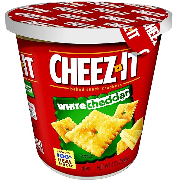 CHEEZ-IT BAKED SNACK CHEESE CRACKERS IN A CUP,...