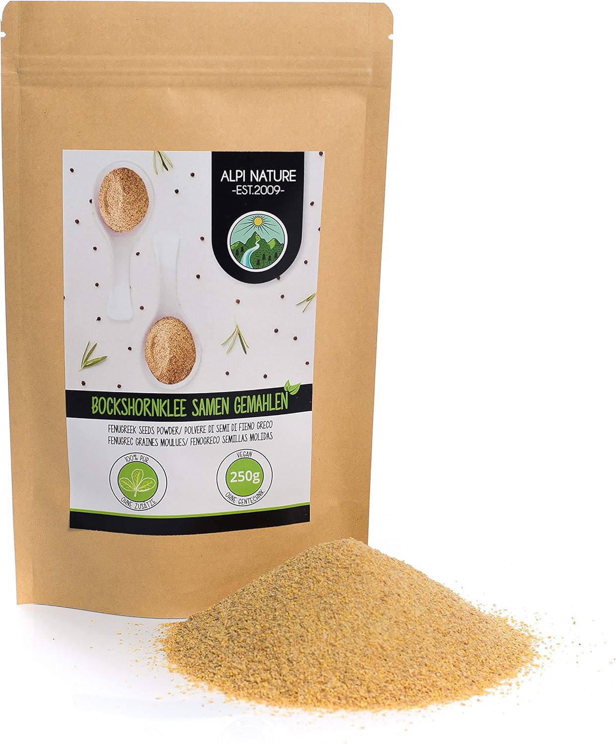 Fenugrec Moulu 250g Fenugrec En Poudre 100 Naturel Graines De Fenugrec En Poudre Bien Entendu Sans Additifs Vegetaliennes Graines De Fenugrec Moulues Amazon Fr Epicerie