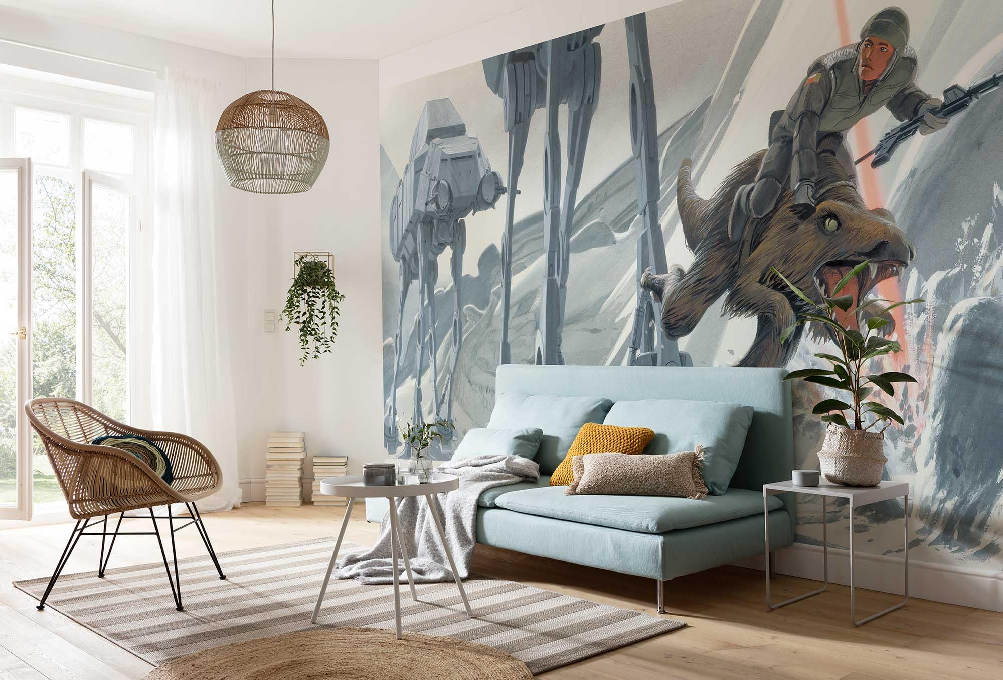 Komar Star Wars Fleece Photo Wallpaper, Fleece, Colourful, 500 x 250 cm (Breite x Höhe), Bahnbreite 50 cm