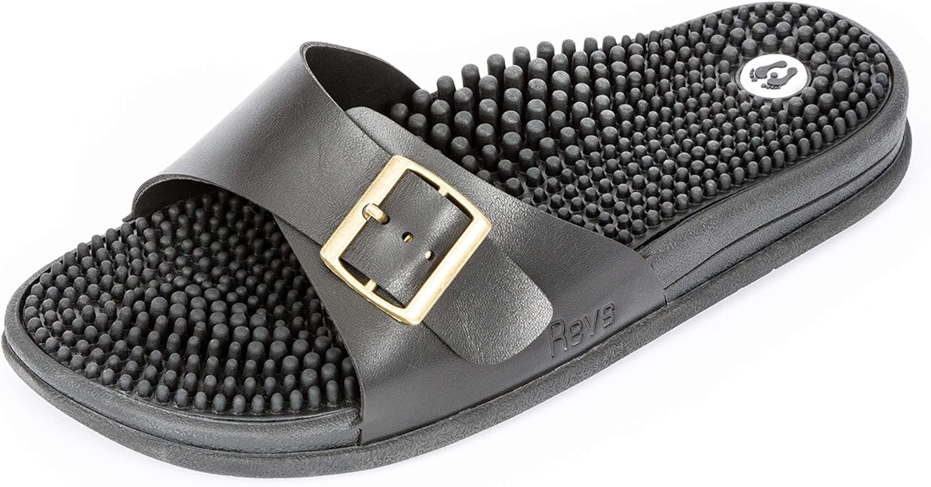 Amazon Com Revs Classic Reflexology Sandalias De Masaje Para Hombres Y Mujeres Terapia De Masaje Para Una Mejor Salud Alivio Del Dolor Mayor Circulacion Y Energia Alivia La Fascitis Plantar Y El