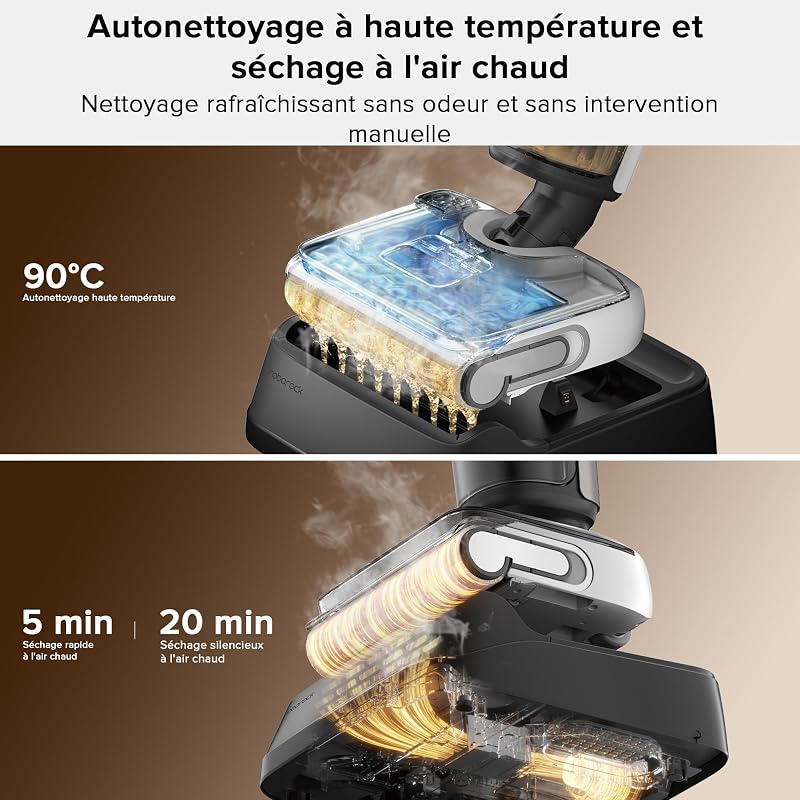 F25 BX Aspirateur Laveur 20 000 Pa, Autonettoyage 90°C