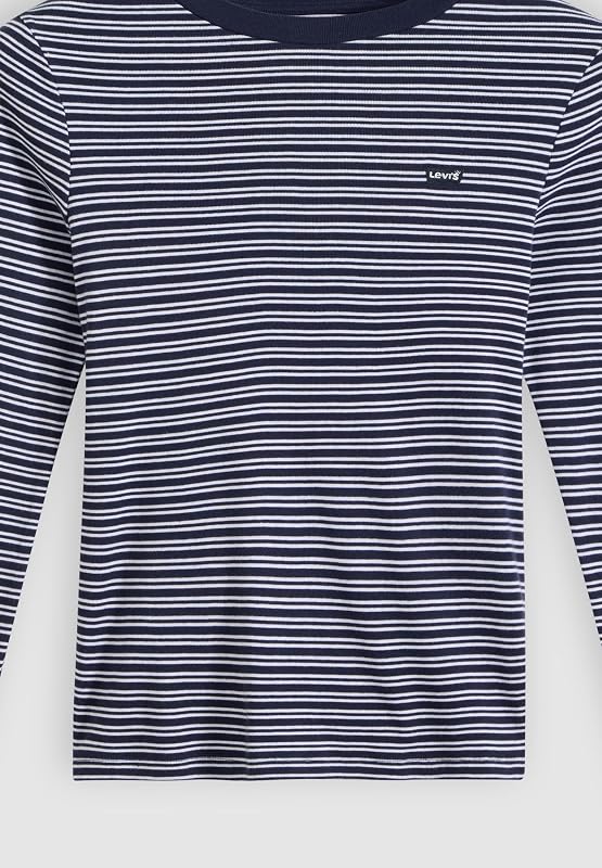 Essential Hm Ls Tee Mila Stripe Peacoat