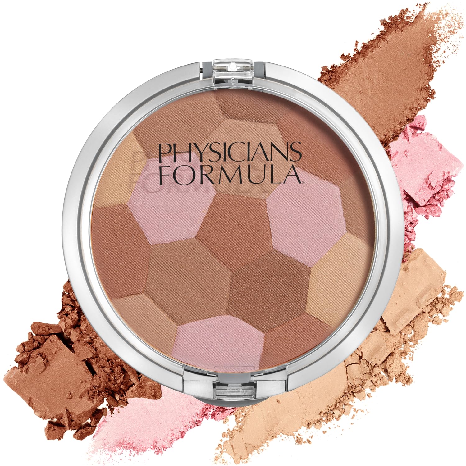 Photo 1 of Physicians Formula Powder Palette Multi-Colored Bronzer Healthy Glow Bronzer, Dermatologist Tested, Clinicially Tested