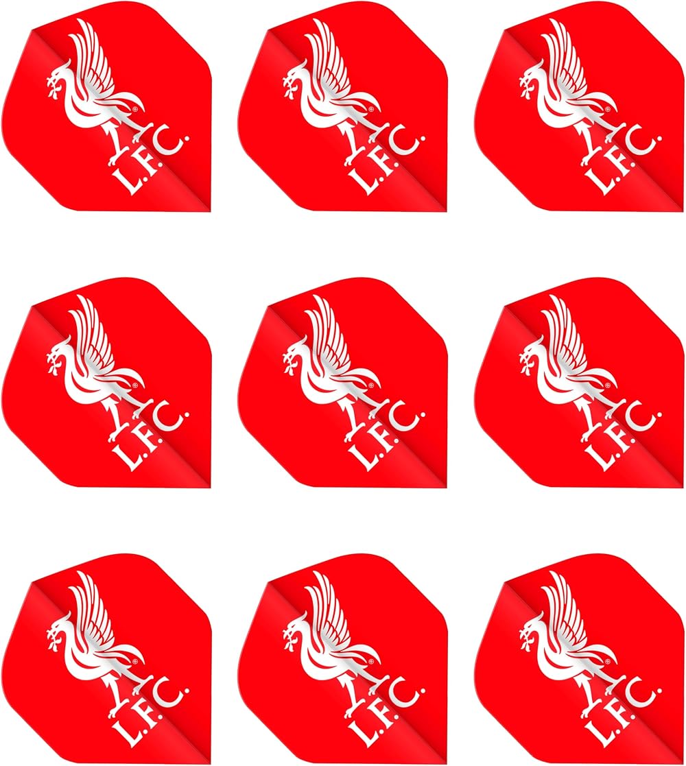 FOCO Liverpool Official Dart Flights Extra Thick 75 Micron 3 Sets 9 Flights