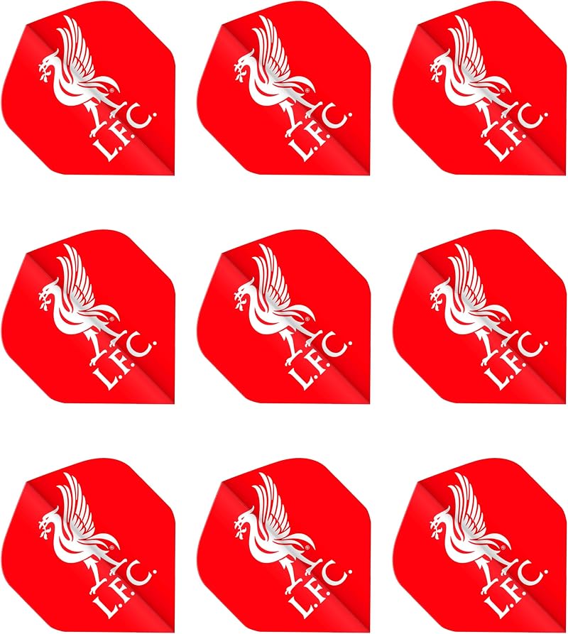 FOCO Liverpool Official Dart Flights Extra Thick 75 Micron 3 Sets 9 Flights