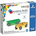 Magna-Tiles Cars Expansion Set, The Original Magnetic Building Tiles For Creative Open-Ended Play, Educational Toys For Child