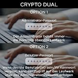 Integral 128GB Crypto-C Dual Encrypted USB Drive AES-XTS 256-Bit USB 3.2 view 7