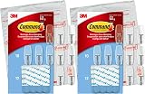 Command Clear Medium Wire Hooks 20 Hooks 24 Strips Holds 2 lb Each view 1