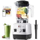 Aeitto Blenders for Kitchen with 68Oz. Large Capacity, 1800W Max Power Smoothie Blender, 3 Preset Programs &amp; 7 Speeds, Professional Countertop Blender for Smoothies, Ice Crush, Generation 1 Silver