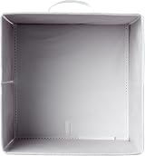 Amazon Basics Collapsible Fabric Storage Cube Organiser Set of 6 White 26.6 cm view 3
