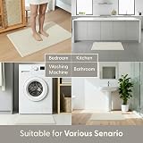 KEPLIN Non-Slip Microfibre Bath & Toilet Mat 50x80cm White view 8