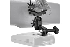 iSaddle Mount for Escort Radar Detector - Rearview Mirror Mount for Escort Passport 9500 8500 7500 X80 X70 Solo S2 S3 S4/Belt