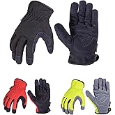 SKYDEER 3-Pairs Pack Durable Leather Work Gloves for Gardening and General Work (SD8810/L)