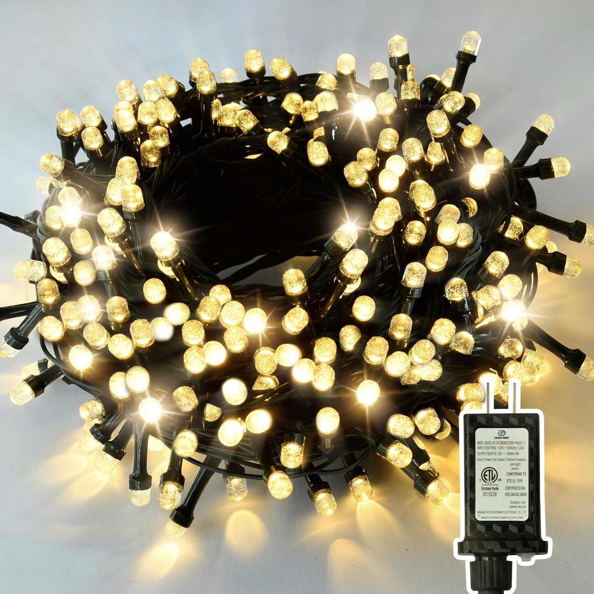 Photo 1 of ***(PARTS ONLY/ NON FUNCTIONAL)***Super Long 500 LED 178FT Christmas Lights, Bright Bubble Led Christmas Tree Lights with 8 Modes & Memory, 2025 Upgraded Twinkle LED String Lights for Indoor Outdoor Xmas Party Decorations, Warm White