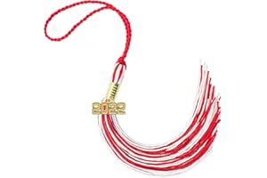 Tassel Depot 2022 RED/White Graduation Tassel - Every School Color Available - Made in USA