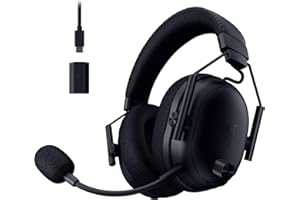 Razer BlackShark V3 Pro Wireless ANC Gaming Headset for PC: Full Band Mic - 50mm Drivers - 2.4 GHz, Bluetooth, USB, 3.5mm - Works with Mac, PS5, Nintendo Switch, Smartphone - 70 Hr Battery - Black