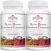 1500mg Liposomal Active Hexose Correlated Supplement, 240 Soft Gels Beta-Glucans with Natural Mushroom Extract