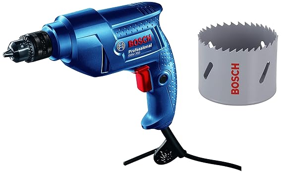 Bosch 06011A95F1 GBM 350 Professional Drill with Bosch 2608580404 Hss Bimetal Holesaw 25mm