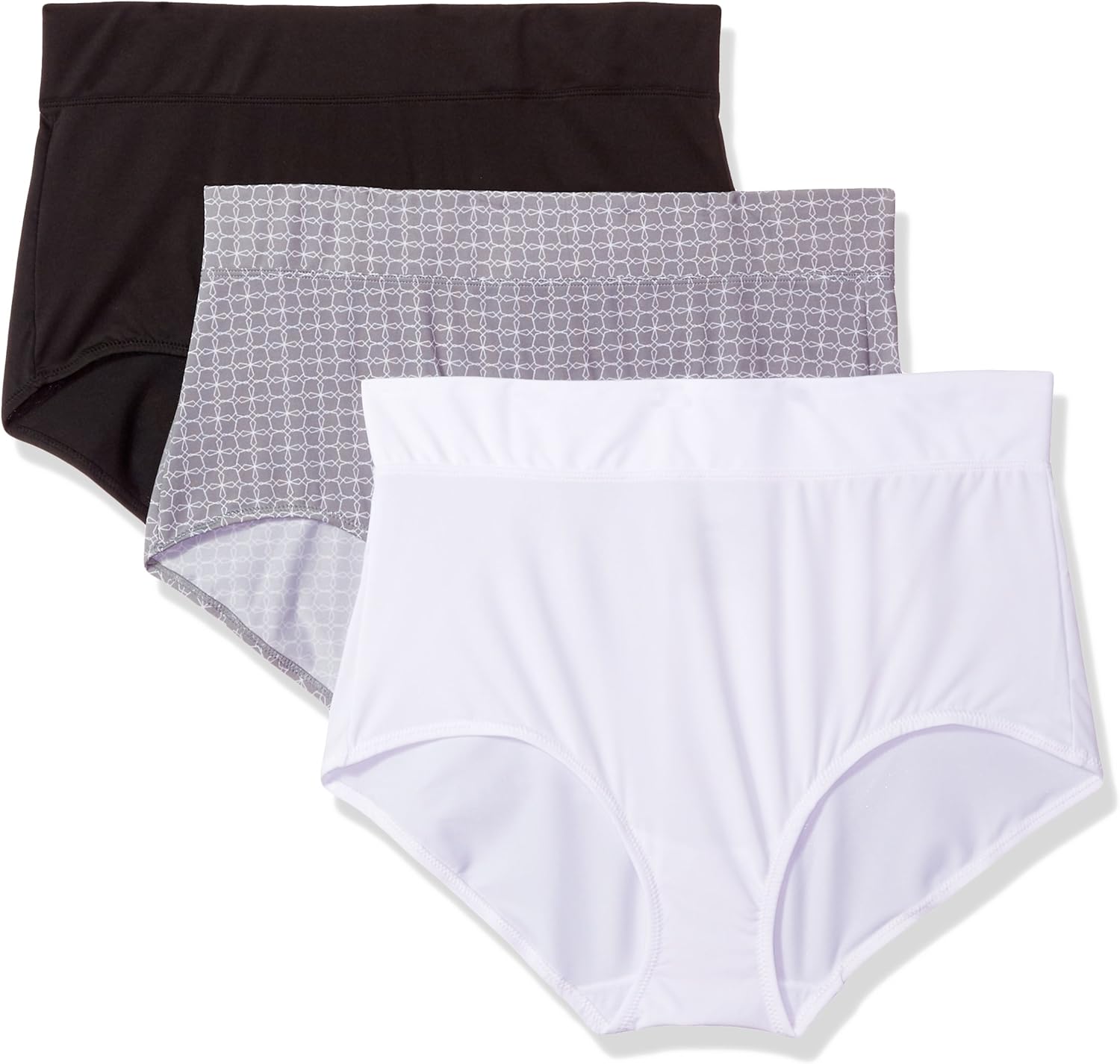 Warner's Women's Blissful Benefits No Muffin Top 3 Pack Brief Panty at  Women’s Clothing store