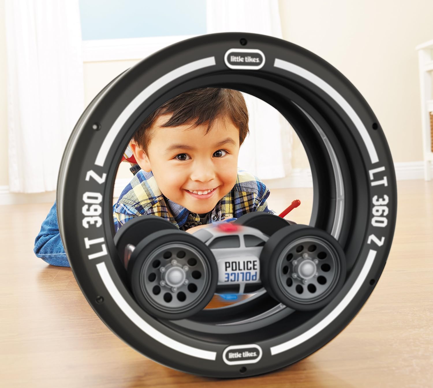 little tikes police car with siren and light bar