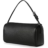 Hobo Crossbody Bags For Women,Vegan Leather Barrel Bag For Ladies,Designer Mini Pruse With Adjustable Strap