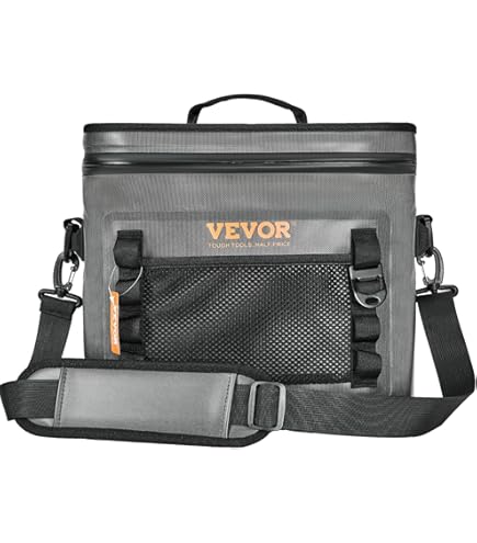 MIER 30L Extra Large Soft Cooler Bag With Bottle Opener For Camping Beach BBQ Grocery Golf Leakproof Picnic Lunch Bag, Collapsible, Top Flip Lid, 45Can (Dark Blue - View #2