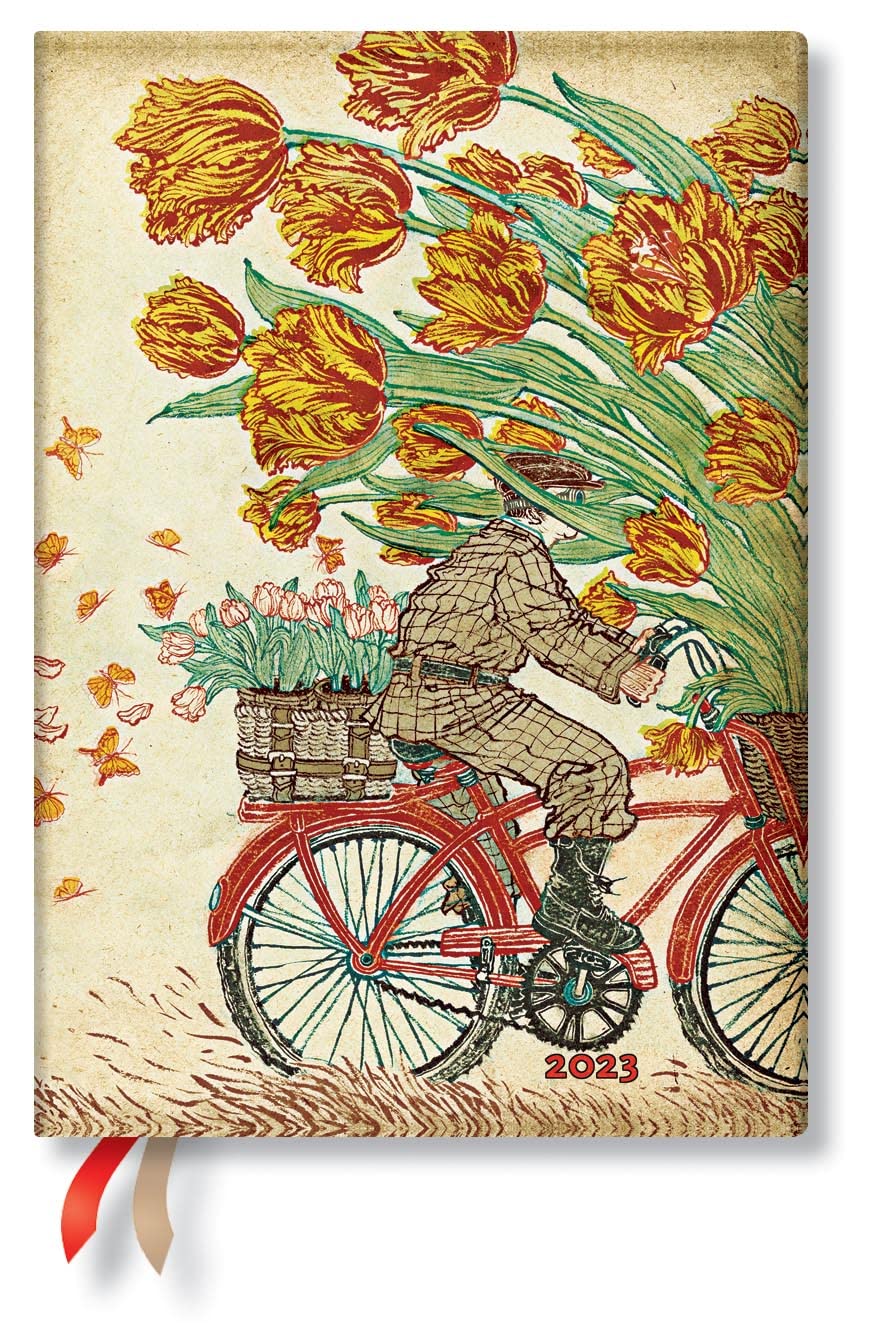 Paperblanks 12-Month Flexi Planners 2023 Holland Spring | Horizontal | Midi (125 × 175 mm)