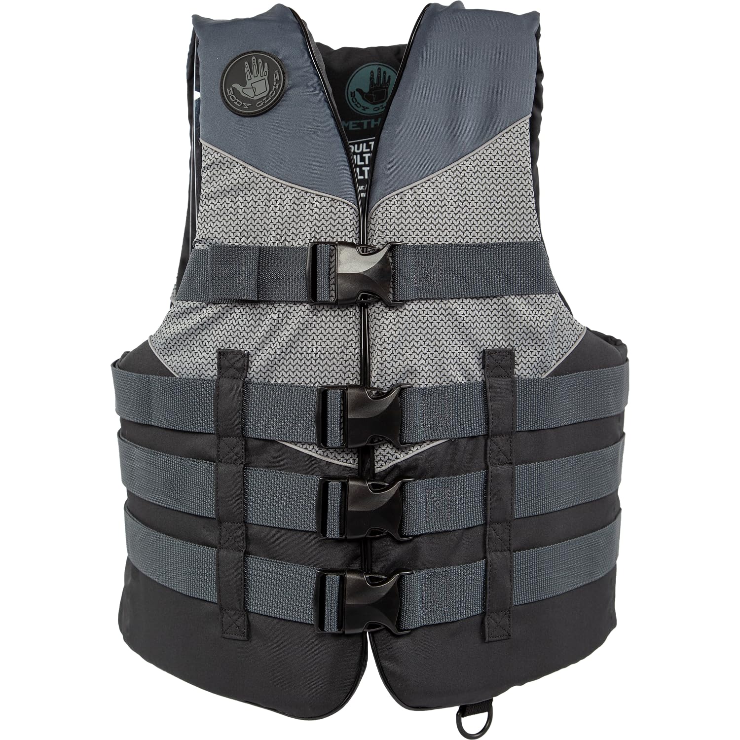 Body Glove Method Nylon U.S. Coast Guard Approved Life Jacket PFD-Black-2X/3X Image