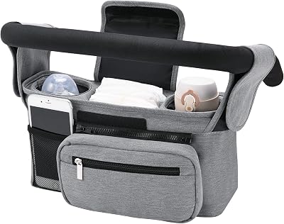 Momcozy Stroller Organizer Pram Bag Multifunctional with Cup Holders