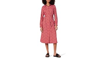 Amazon Essentials Women's Georgette Long Sleeve Midi Length Shirt Dress