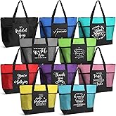 Talltalk 20 Pcs Employee Appreciation Gifts Thank You Tote Bag Bulk for Women Nurses Office Gifts (Multicolor)
