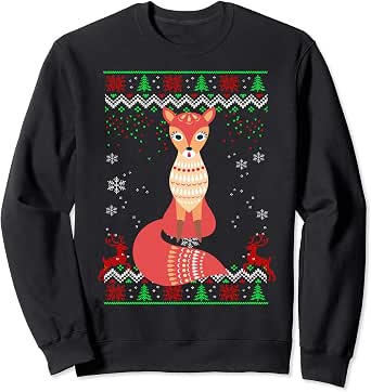 fox ugly christmas sweater
